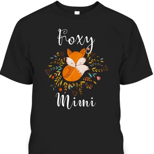 Mother’s Day T-Shirt Foxy Mimi Gift For Mom & Grandma
