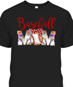 Mothers Day T Shirt Gift For Baseball Mom 1