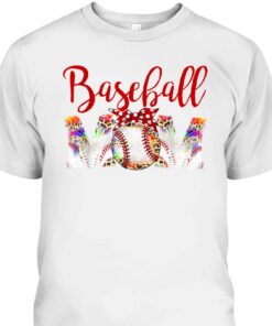 Mothers Day T Shirt Gift For Baseball Mom 2