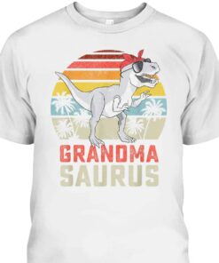 Mothers Day T Shirt Grandma Saurus 2
