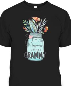 Mothers Day T Shirt Happiness Is Being A Grammy 1