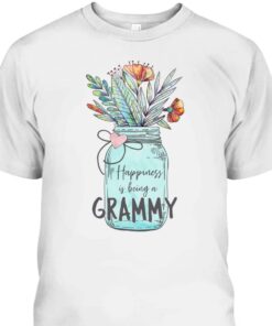 Mother's Day T-Shirt Happiness Is Being A Grammy 1 Mothers Day T Shirt Happiness Is Being A Grammy 2