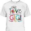 Mother’s Day T-Shirt I Love Being Called Gigi Sunflower