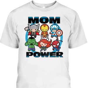Mother’s Day T-Shirt Kawaii Mom Power Marvel Fans Gift