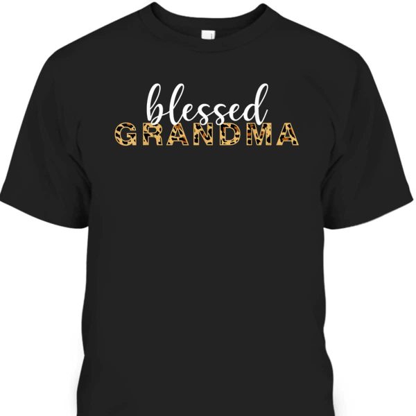 Mother’s Day T-Shirt Leopard Blessed Grandma