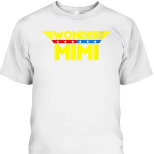 Mothers Day T Shirt Wonder Mimi Gift For Mom Grandma 2