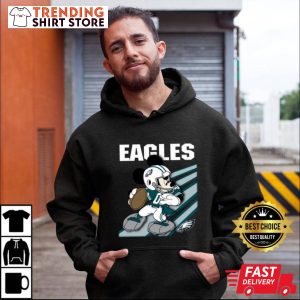 New Era Philadelphia Eagles NFL Black Pullover Hoodie Sweatshirt