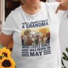 Never Underestimate A Grandma Who Loves Dogs May Shirt