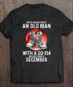 Never Underestimate An Old Man With A Dd 214 Born December 1