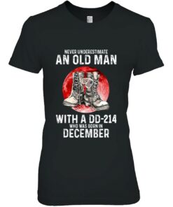 Never Underestimate An Old Man With A Dd 214 Born December 2