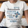 Never Underestimate Autism Mom Covered By Blood Of Jesus Shirt April