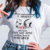 Never Underestimate Woman Loves Golf And Wine Shirt November
