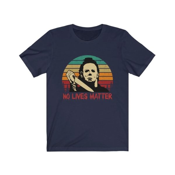 No Lives Matter Michael Myers Vintage Retro T-Shirt