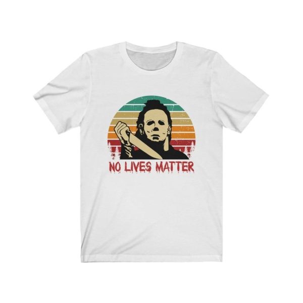 No Lives Matter Michael Myers Vintage Retro T-Shirt