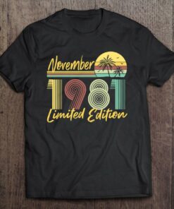 November 1981 Limited Edition Happy Birthday 1