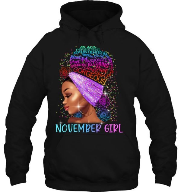 November Black Girl Hair Scorpio Sagittarius Birthday
