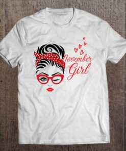 November Girl Wink Eye Woman Face Was Born In November 1