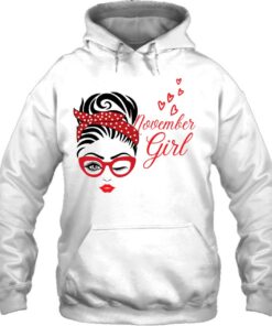 November Girl Wink Eye Woman Face Was Born In November 3