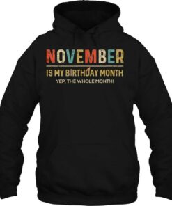 November Is My Birthday Month Yep The Whole Month Funny 2 November Is My Birthday Month Yep The Whole Month Funny 3