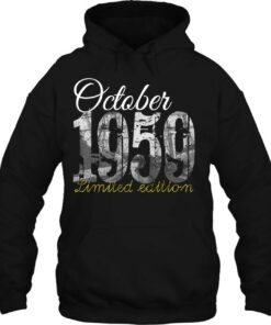 October 1959 Tee 63 Years Old Shirt 1959 63Rd Birthday Gift 3