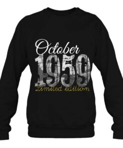 October 1959 Tee 63 Years Old Shirt 1959 63Rd Birthday Gift 4