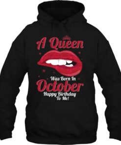 October Birthday Shirts For Women Girls Queen Born In October 3