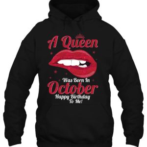 October Birthday Shirts For Women Girls Queen Born In October 3