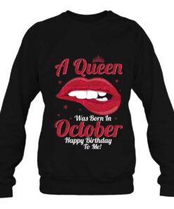 October Birthday Shirts For Women Girls Queen Born In October 4