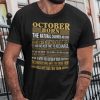 October Born Facts Shirt The Natural Charmers And Lovers