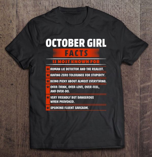 October Girl Gift Facts Is Most Known For Human Lie Detector