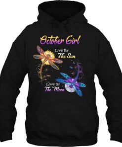 October Girl Lover Moon Dragonfly Funny Birthday Gift 2 October Girl Lover Moon Dragonfly Funny Birthday Gift 3