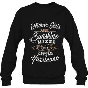 October Girls Are Sunshine Birthday Party Distressed 4