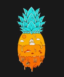 Pineapple Landscape shirt 2