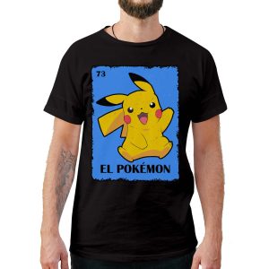 Pokemon T-Shirt in Loteria Card Style
