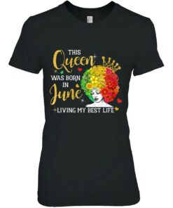 Queen Was Born In June Juneteenth Happy Birthday Black Girl 2