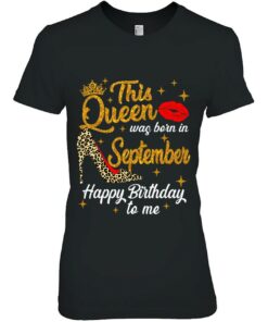 Queen Was Born In September Happy Birthday Leopard Bday Girl 2