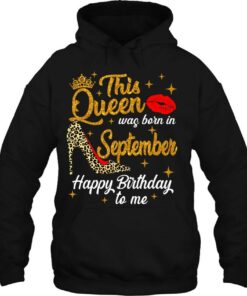 Queen Was Born In September Happy Birthday Leopard Bday Girl 3