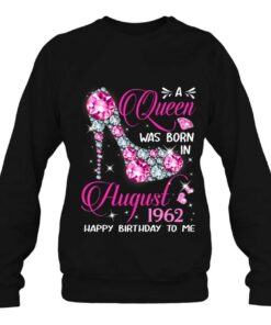 Queens Are Born In August 1962 60Th Birthday Gift 4