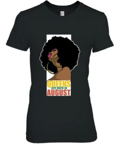 Queens Are Born In August Leo Virgo Zodiac Black Dope Queen 2