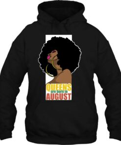 Queens Are Born In August Leo Virgo Zodiac Black Dope Queen 3