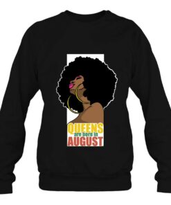 Queens Are Born In August Leo Virgo Zodiac Black Dope Queen 4