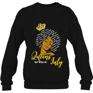 Queens Are Born In July Afro Woman Power Words Black History 4