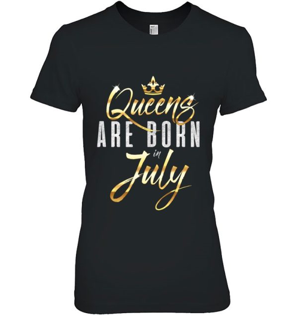 Queens Are Born In July Birthday Gift For Women And Girls Tank Top