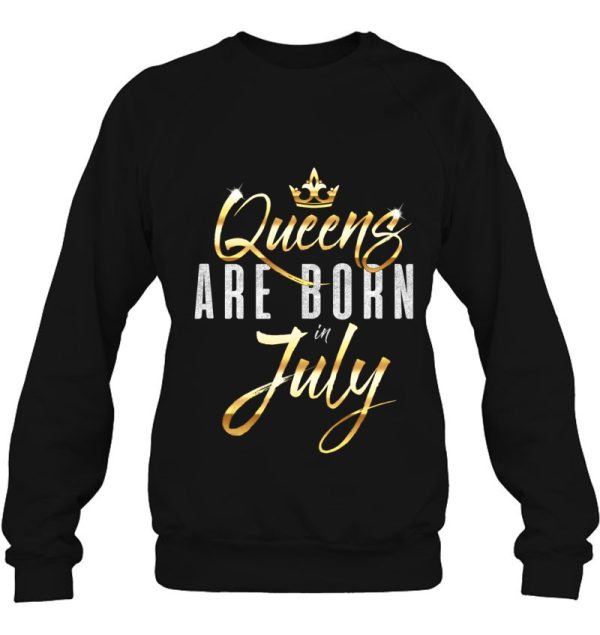 Queens Are Born In July Birthday Gift For Women And Girls Tank Top