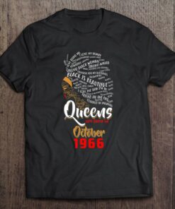 Queens Are Born In October 1966 56Th Birthday Women 1