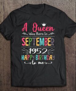 Queens Are Born In September 1952 70Th Birthday For Girl 1