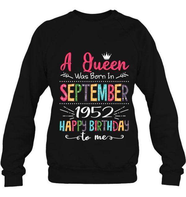 Queens Are Born In September 1952 70Th Birthday For Girl