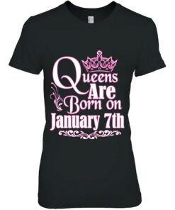 Queens Are Born On January 7Th Funny Birthday 1 Queens Are Born On January 7Th Funny Birthday 2
