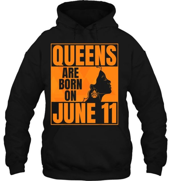 Queens Are Born On June 11Th Bday Print June 11 Birthday