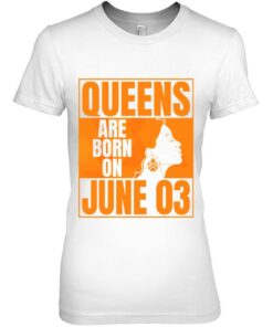 Queens Are Born On June 3Rd Bday Print Queen June 3 Birthday 2